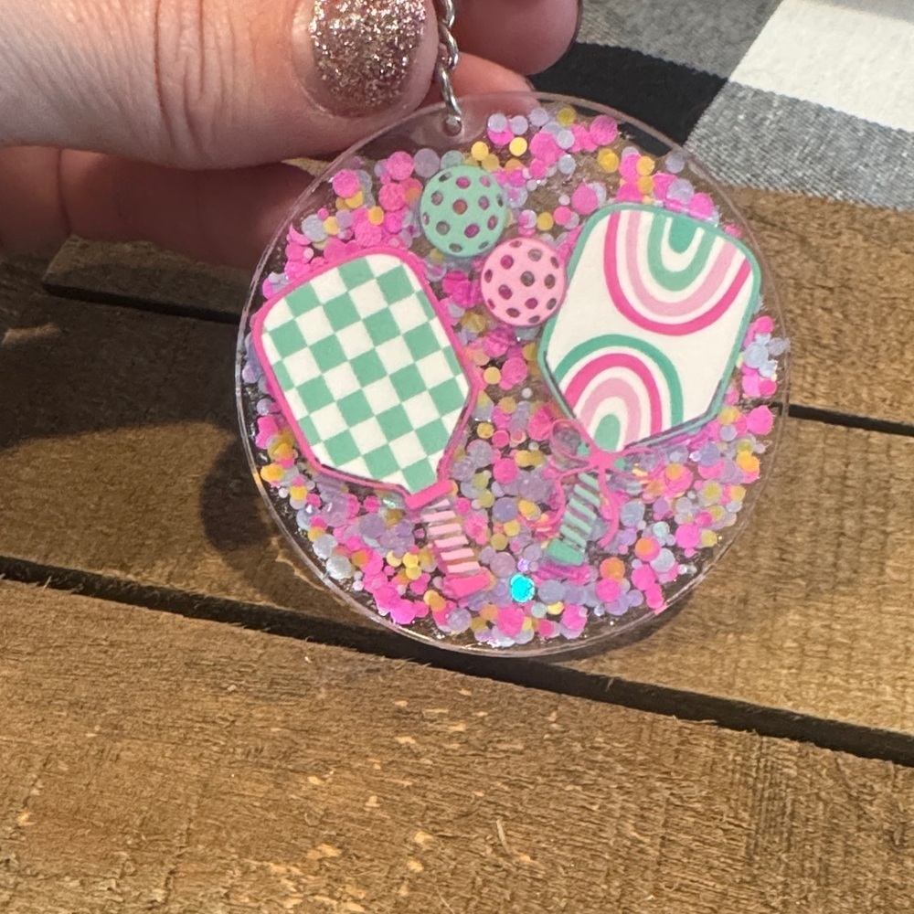 Colorful Keychain with Fun Patterns